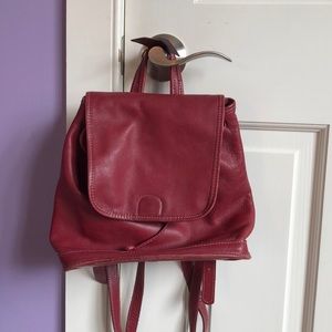 Red Coach backpack